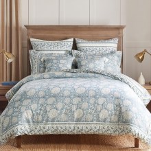 Levtex-Home-Adare-Blue-Duvet-Cover-Set-FullQueen-Duvet-Cover-Two-Standard-Pillow-Cases-Bordered-Floral-Blue-Navy-and-White-Duvet-Cover-90-x-94in.-and-Pi-6