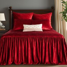 Levtex-Home-Birch-Hill-Caserta-Bedspread-Queen-Bedspread-Arabesque-Medallion-Red-Velvet-Bedspread-60x8030in.-Drop-VelvetPolyester-3