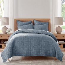 Levtex-Home-Melange-Stitch-Quilt-Set-FullQueen-Quilt-and-Two-Standard-Shams-Solid-Stitched-Chambray-Quilt-88x92in.-and-Shams-20x26in.-Reversible-Poly-5