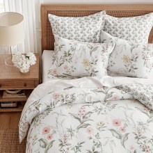 Levtex-Home-Viviana-Quilt-Set-FullQueen-Quilt-Two-Standard-Pillow-Shams-Botanical-Floral-Coral-Green-Yellow-Cream-Quilt-88x92in.-and-Pillow-Shams-26x20-1